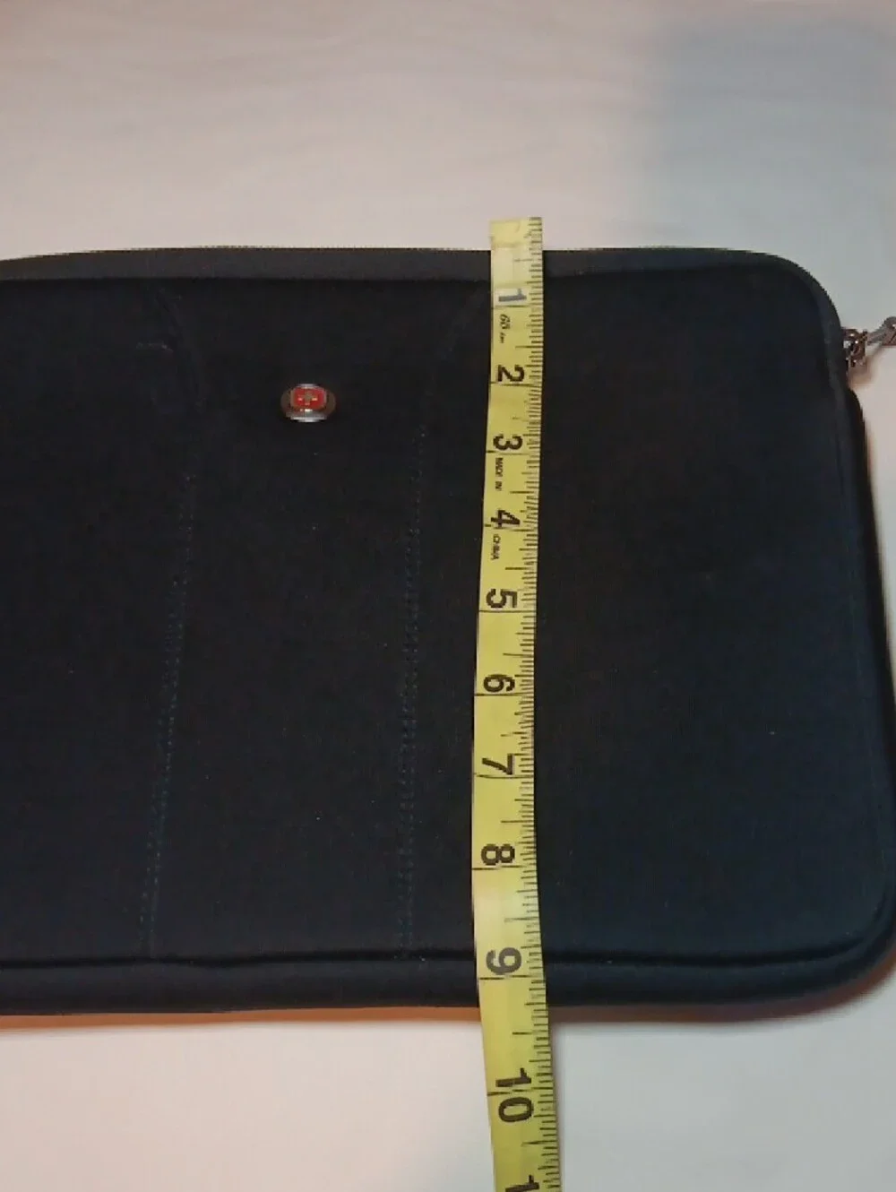 Wenger Black Neoprene Laptop Sleeve with Small Shield Logo